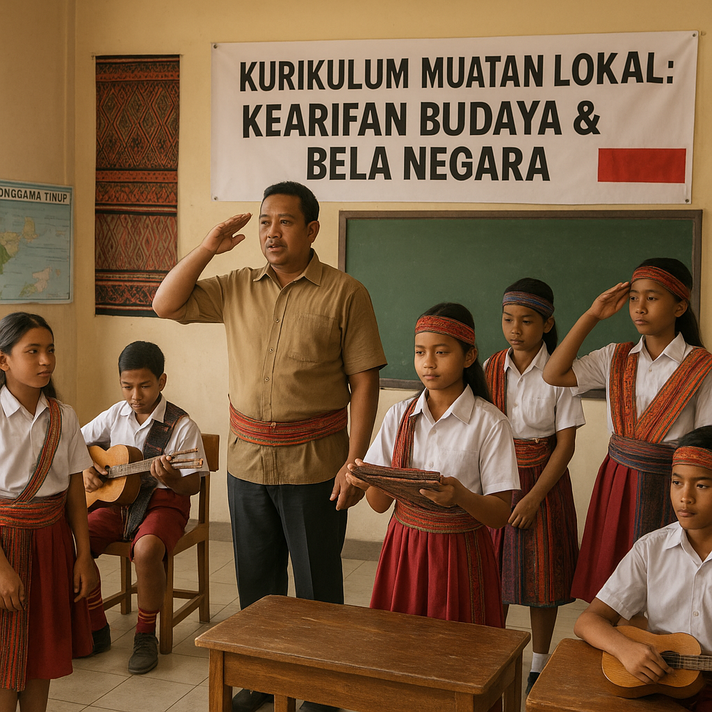 Kurikulum Muatan Lokal 'Kearifan Budaya dan Bela Negara' Dit...