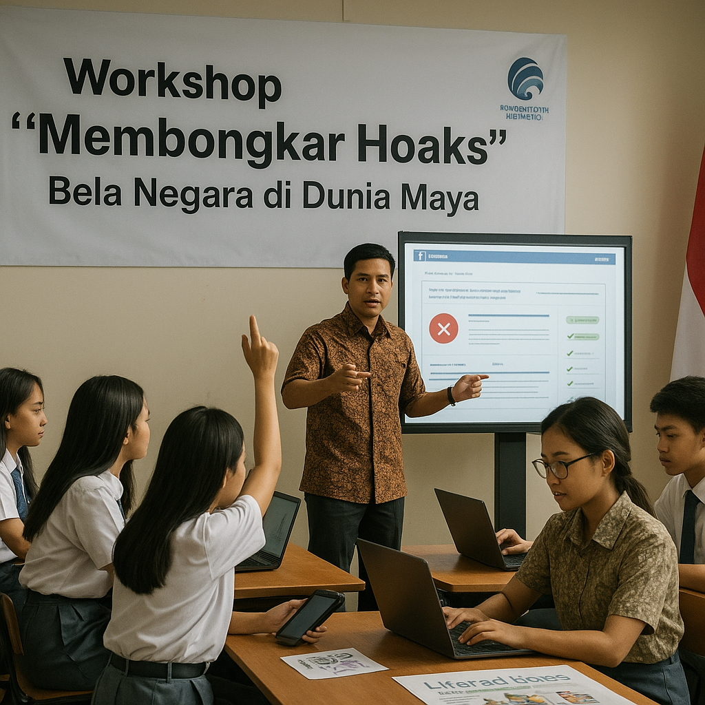 Workshop 'Membongkar Hoaks' untuk Pelajar sebagai Bentuk Bel...