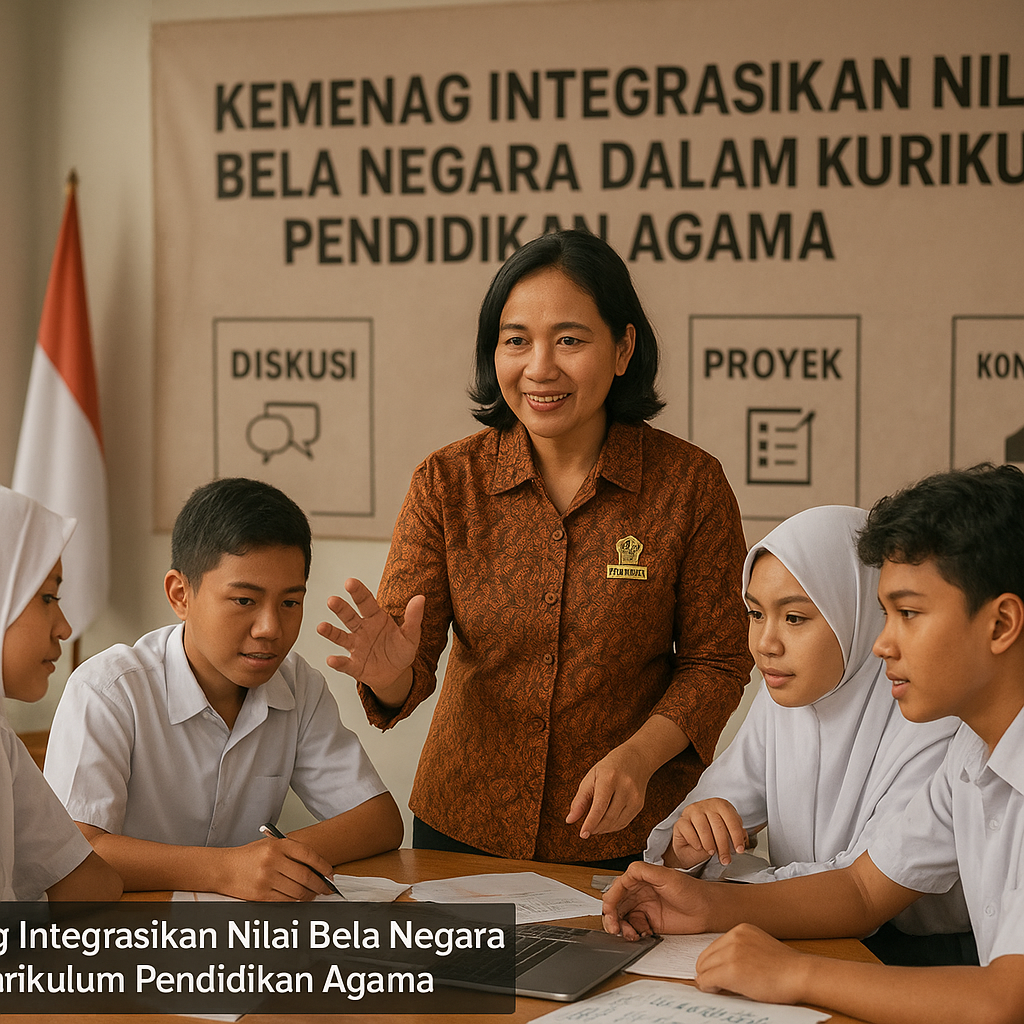 Kemenag Integrasikan Nilai Bela Negara dalam Kurikulum Pendi...