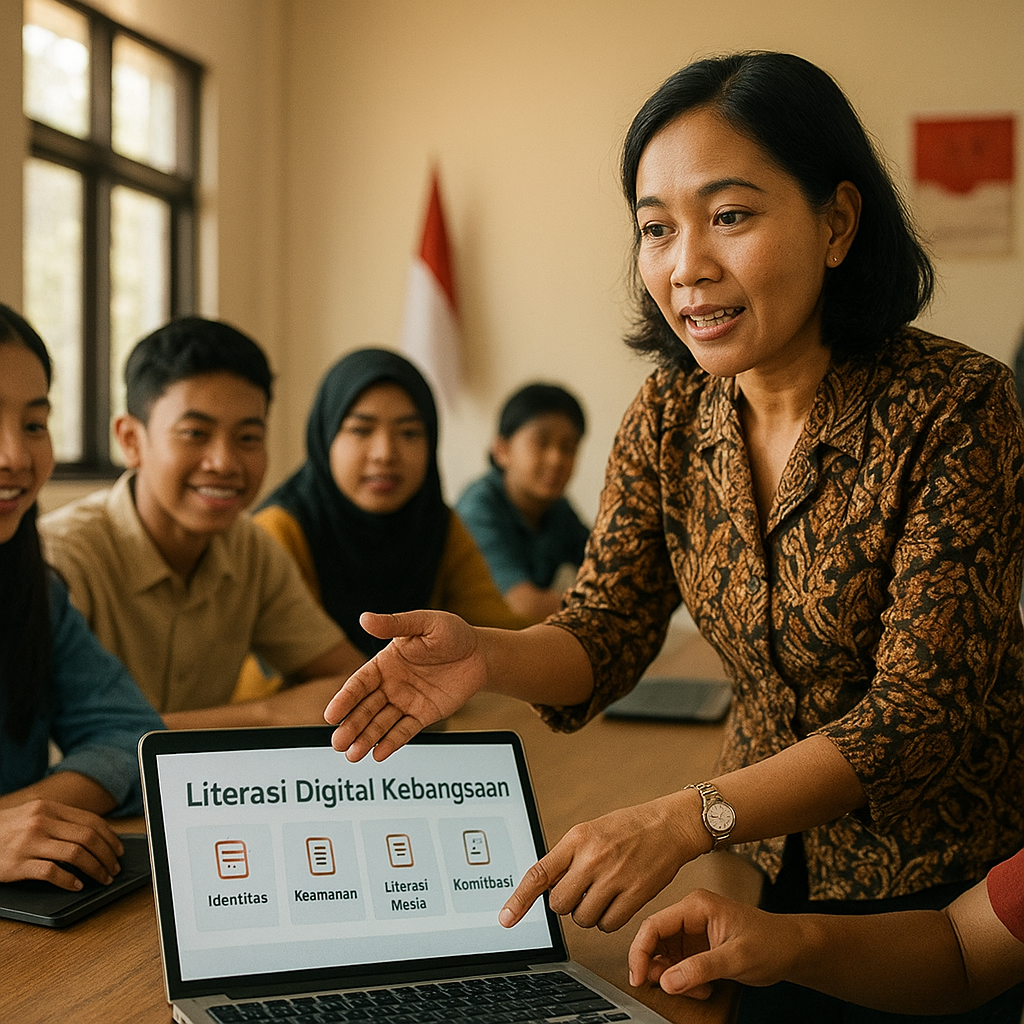 Peningkatan Literasi Digital Kebangsaan untuk Pelajar melalu...