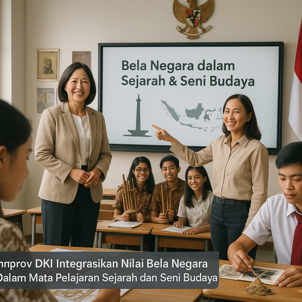 Pemprov DKI Integrasikan Nilai Bela Negara ke Dalam Mata Pel...