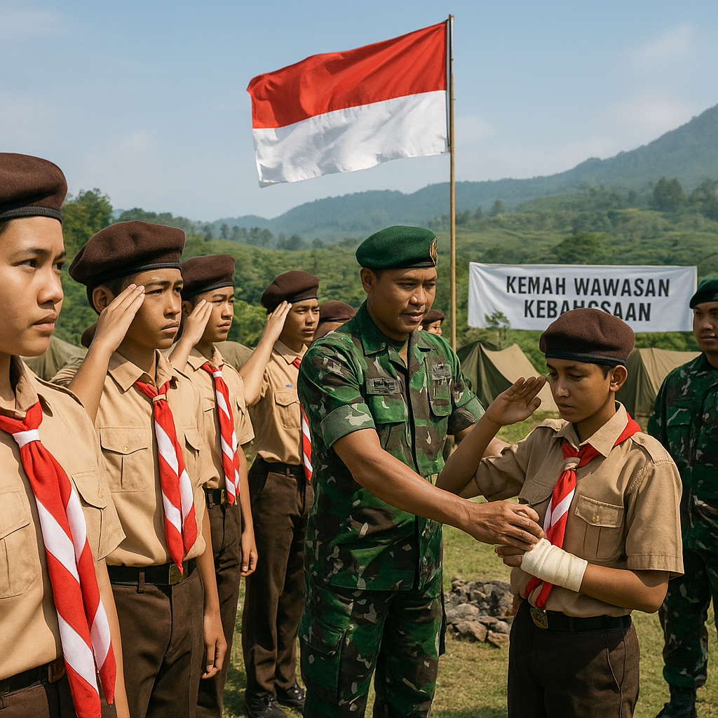 Gugus Depan Pramuka di Jawa Barat Gelar Kemah Wawasan Kebang...