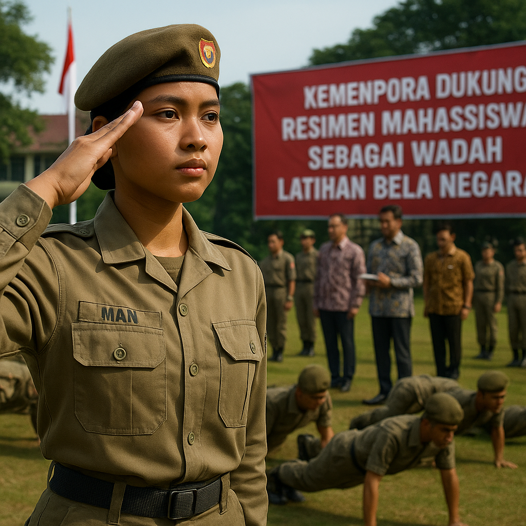 Kemenpora Dukung Kegiatan Resimen Mahasiswa Sebagai Wadah La...