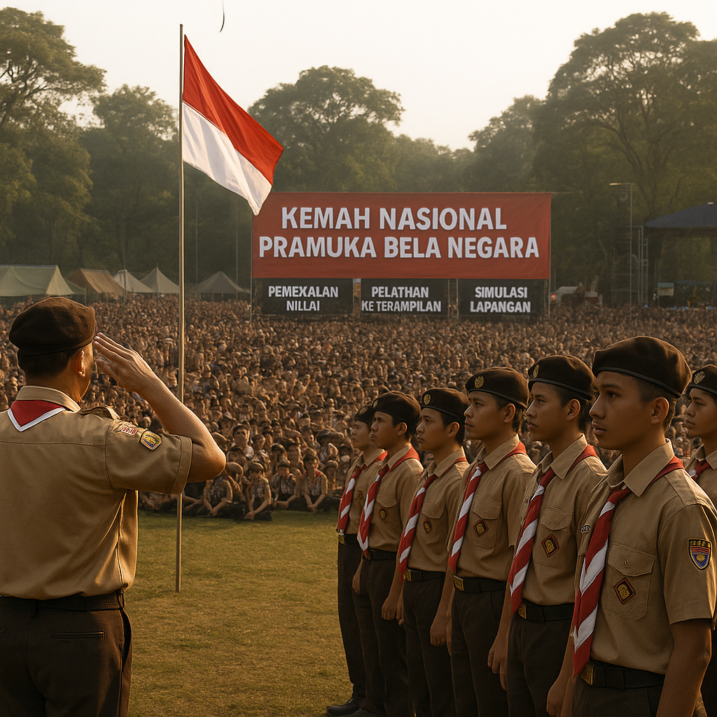 Peningkatan Program 'Pramuka Bela Negara' Melalui Kemah Nasi...