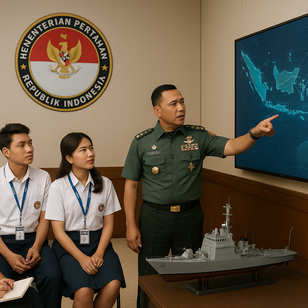 Program 'Siswa Mengenal Kementerian Pertahanan' untuk Tingka...