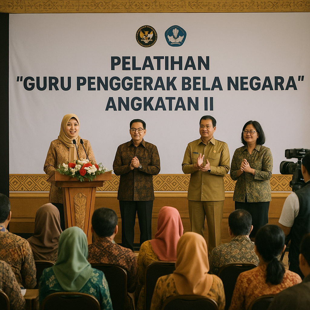 Pelatihan 'Guru Penggerak Bela Negara' Angkatan II Dibuka di...