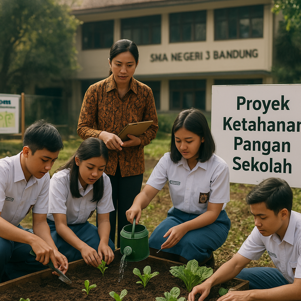 Siswa SMA Negeri 3 Bandung Rancang Proyek 'Ketahanan Pangan...