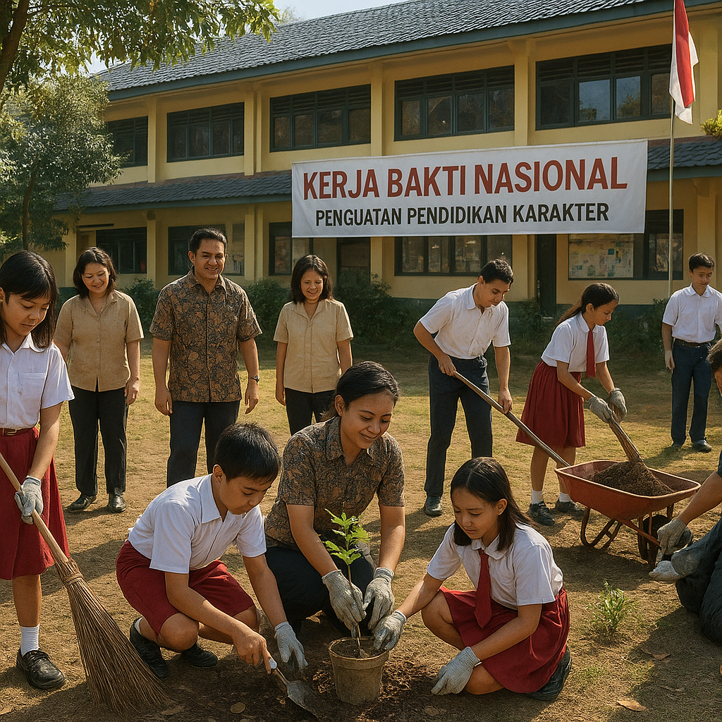 Penguatan Pendidikan Karakter melalui Kegiatan Kerja Bakti N...