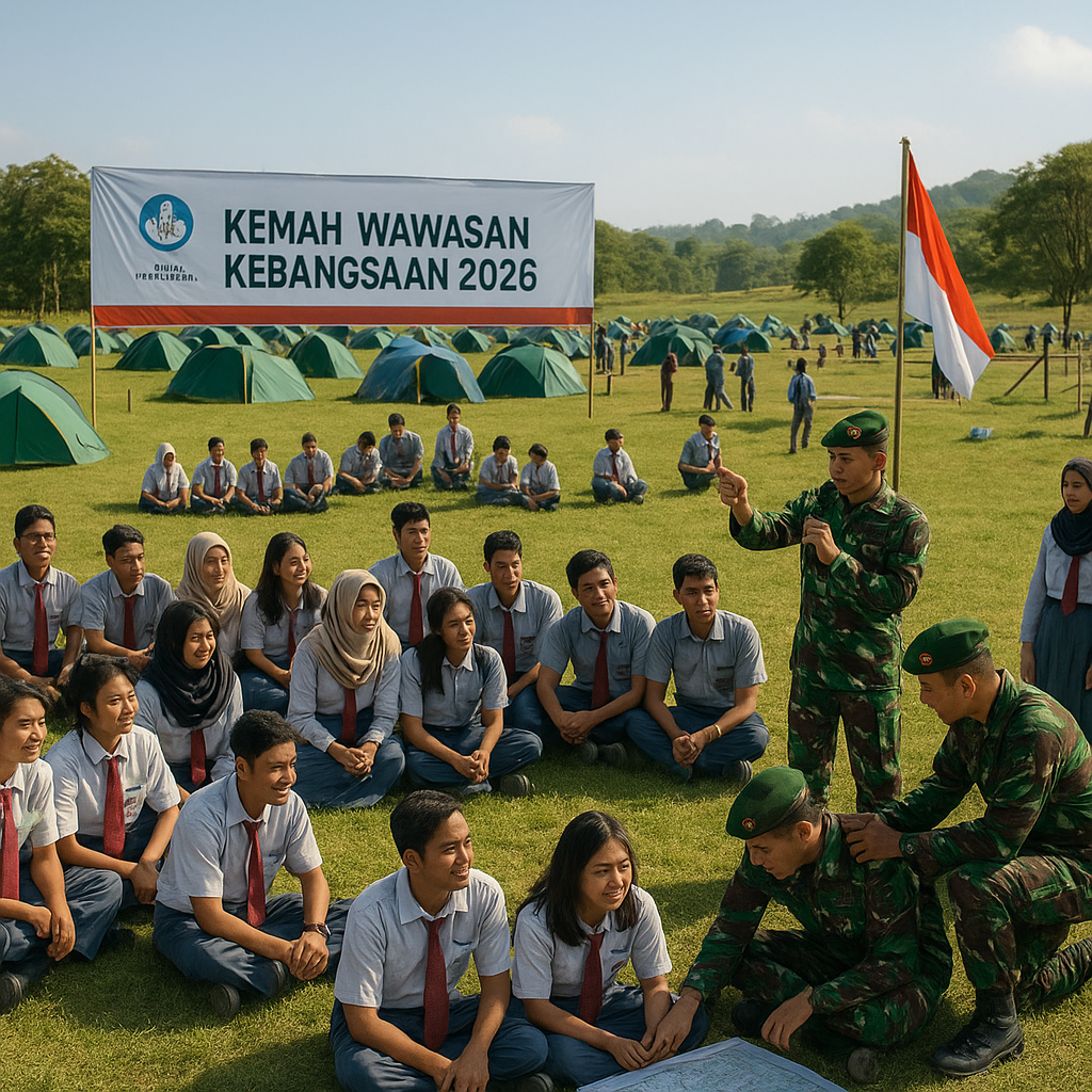 Kemendikbud Gandeng TNI Gelar Kemah Wawasan Kebangsaan bagi...