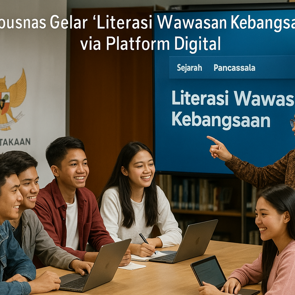Perpusnas Gelar 'Literasi Wawasan Kebangsaan' via Platform D...