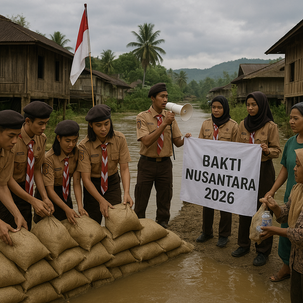 Pramuka Penegak Gelar 'Bakti Nusantara' untuk Bantu Daerah R...