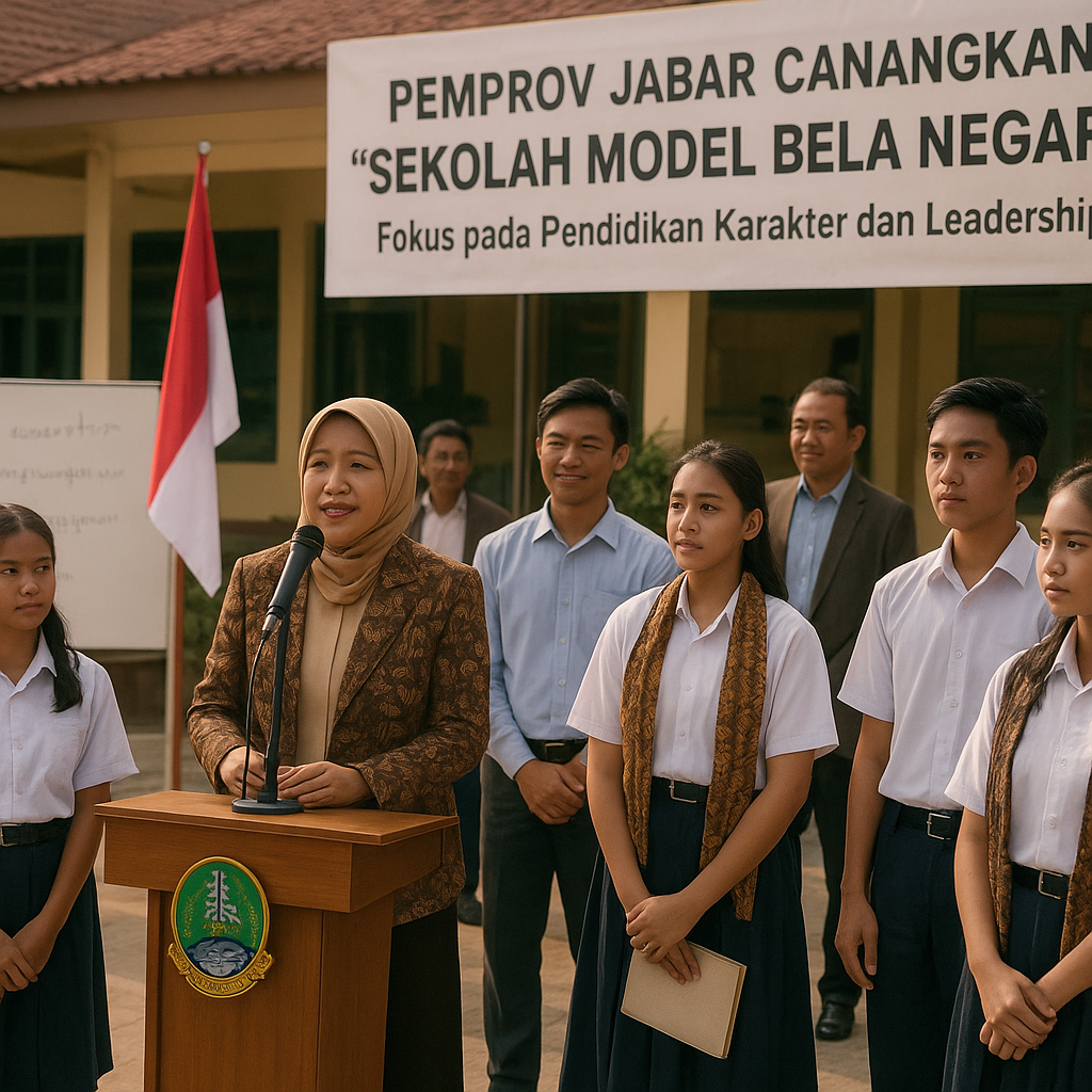 Pemprov Jabar Canangkan 'Sekolah Model Bela Negara', Fokus p...